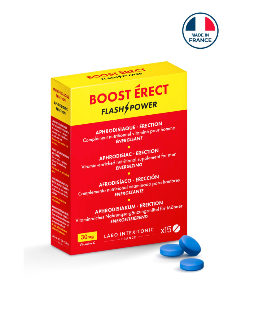 Stimulant homme Boost Erect 15 comprimés 